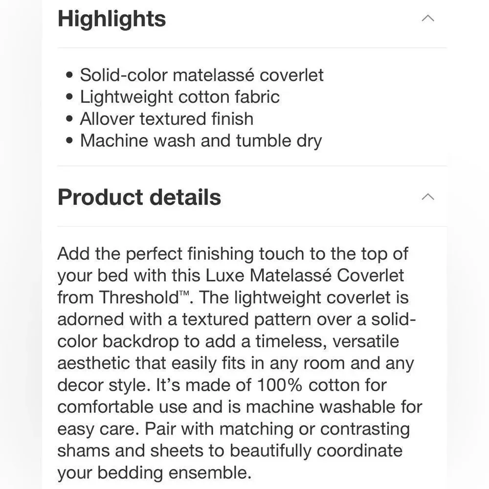 King Luxe Matelasse Coverlet Light Teal Green -‎ Threshold